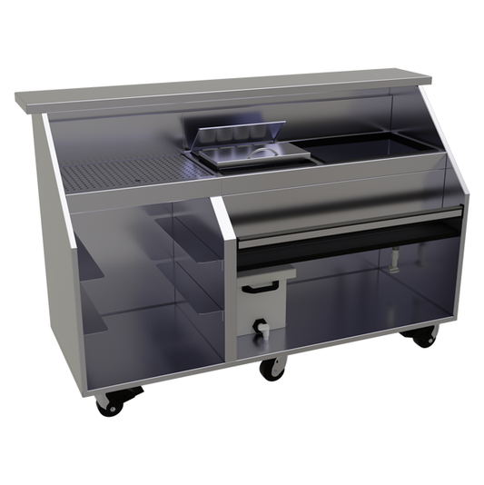 Glastender PBG72-18 72" Portable Bar