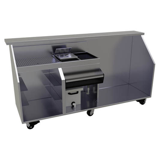 Glastender PBGR96-12 96" Portable Bar