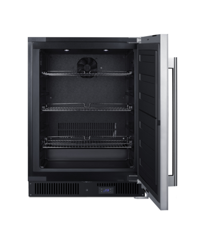 Summit ALFZ53CSS 23 5/8" Solid Door Undercounter Freezer