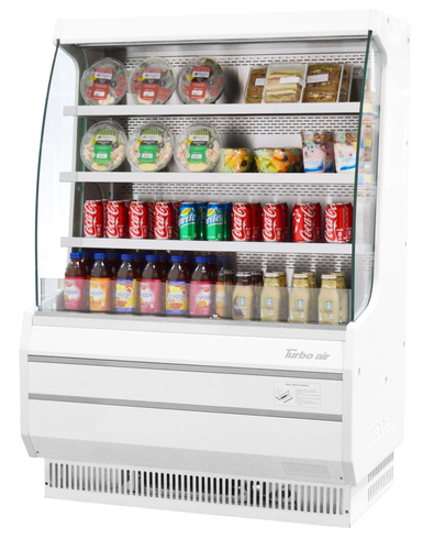 Turbo Air TOM-40MW(B)-N 39 1/8" Open Air Merchandiser