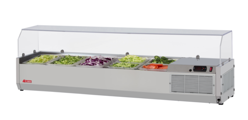 Turbo Air CTST-1200G-N 48 3/8" Refrigerated Prep Rail