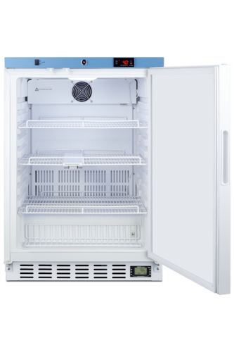 Summit ACR51W 23 1/2" Solid Door Undercounter Refrigerator