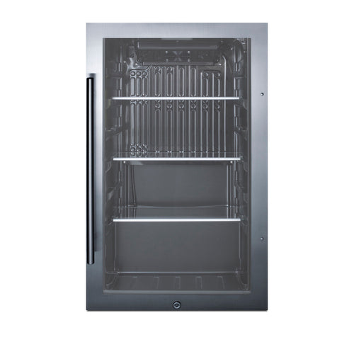 Summit SPR488BOSADA 19" Solid Door Undercounter Refrigerator