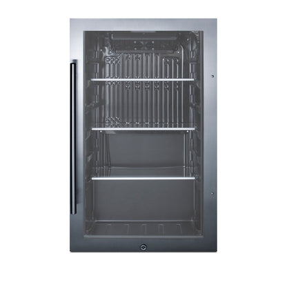 Summit SPR488BOSADA 19" Solid Door Undercounter Refrigerator