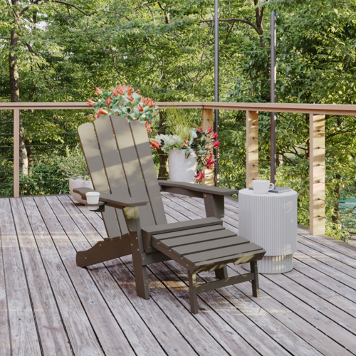 Flash Furniture LE-HMP-1044-110-BR-GG 17" Patio Lounge Seating