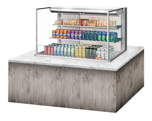Turbo Air TOM-48L-UF-S-3SI-N 47 3/8" Refrigerated Display Case