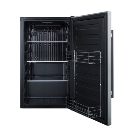 Summit FF195ADA 19" Solid Door Undercounter Refrigerator