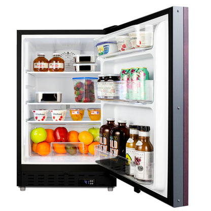 Summit ALR47BIF 20 1/4" Solid Door Undercounter Refrigerator