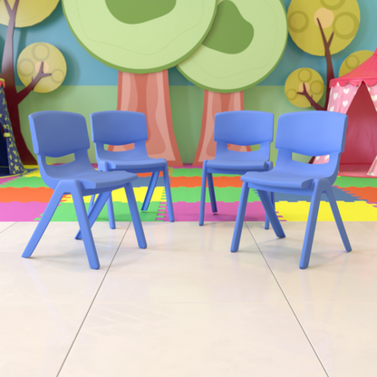 Flash Furniture 4-YU-YCX4-005-BLUE-GG 16 1/4" Dining Chair