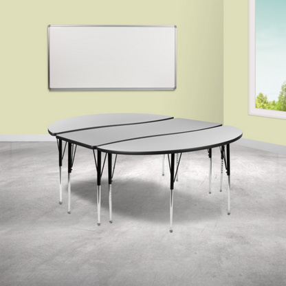 Flash Furniture XU-GRP-A3060CON-60-GY-T-A-GG 60" Dining Table