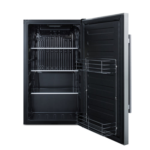 Summit SPR196OSADA 19" Solid Door Undercounter Refrigerator