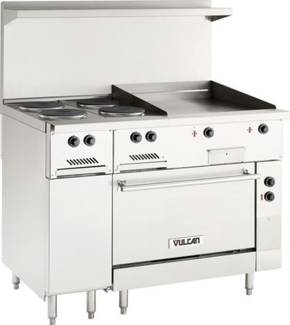 Vulcan EV48S-4FP24G208 48" Electric Restaurant Range
