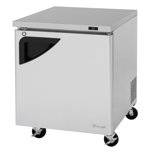 Turbo Air TUR-28SD-N(-L) 27 1/2" Solid Door Undercounter Refrigerator
