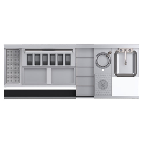 Krowne KR24-MX60 60" Underbar Ice Bin / Cocktail Station