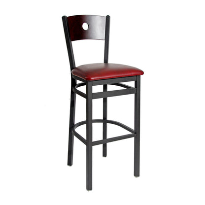 BFM Seating 2152B-SB GR4 17 1/2" Barstool