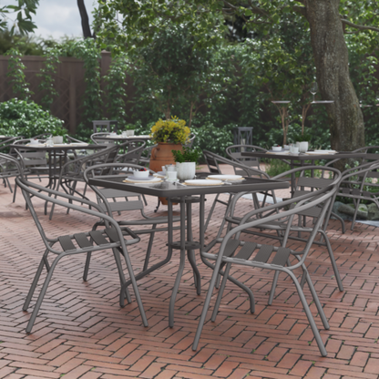 Flash Furniture TLH-0732SQ-017CSV4-GG 31 1/2" Patio Dining Set