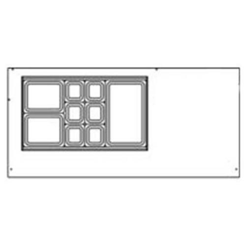Beverage-Air SPED72HC-18M-2 72" 2 Doors 18 Pan Mega Top Sandwich / Salad Prep Table