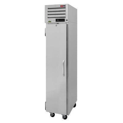 Turbo Air PRO-12R-N(-L) 17 3/4" 1 Section Solid Door Reach-In Refrigerator