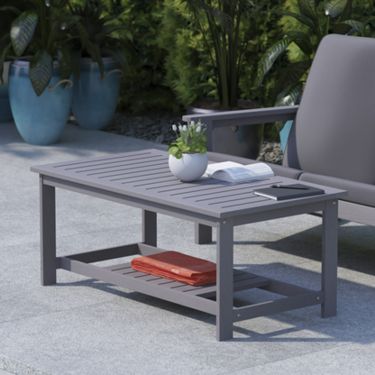 Flash Furniture JJ-T14022-GY-GG 23 1/4" Patio Table