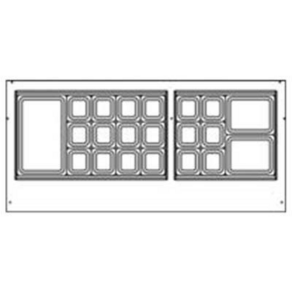 Beverage-Air SPED72HC-30M-2 72" 2 Doors 30 Pan Mega Top Sandwich / Salad Prep Table