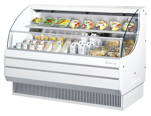 Turbo Air TOM-60LW(B)-N 63 3/8" Open Air Merchandiser