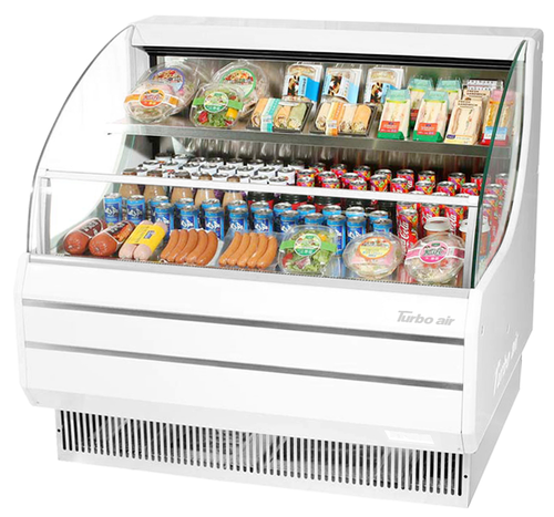 Turbo Air TOM-50LW(B)-N 50 7/8" Open Air Merchandiser