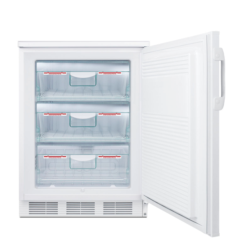 Summit VT65MLVAC456 23 5/8" Solid Door Undercounter Freezer