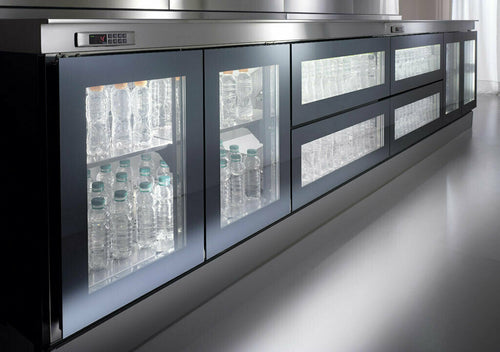Oscartek REFRIGERATED COUNTERS RC2500B 98 3/8" Worktop Refrigerator