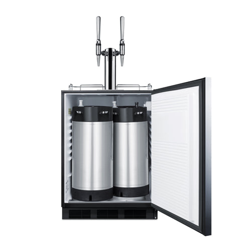Summit SBC58BLBIADANCFTWIN 23 5/8" Cold Brew / Nitro Dispenser