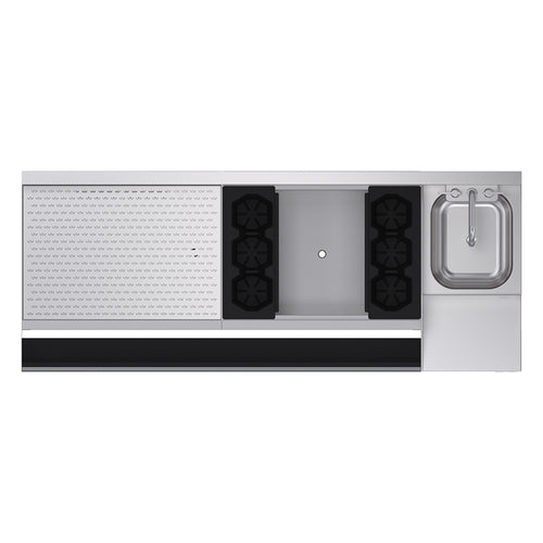 Krowne KR24-W60A-10 60" Underbar Ice Bin / Cocktail Station