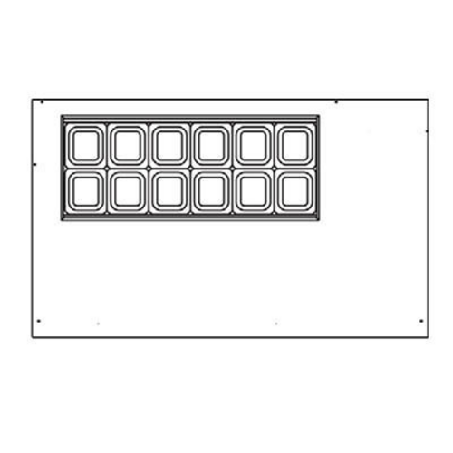 Beverage-Air SPED60HC-12-4 60" 4 Drawer 12 Pan Sandwich / Salad Prep Table
