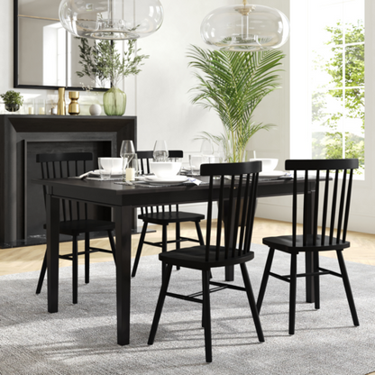 Flash Furniture KER-T-217EX-BLK-72-GG 43" Dining Table