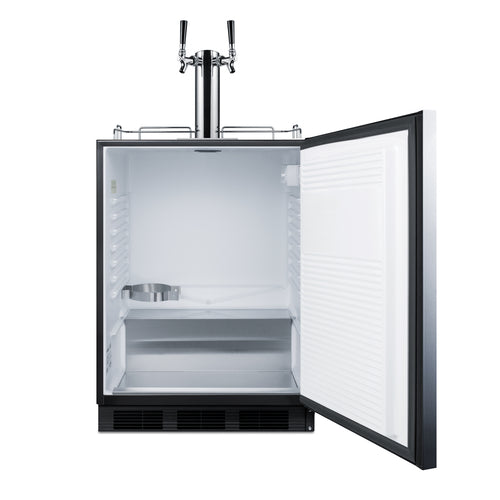 Summit SBC58BLBIADA 23 5/8" Draft Beer Cooler