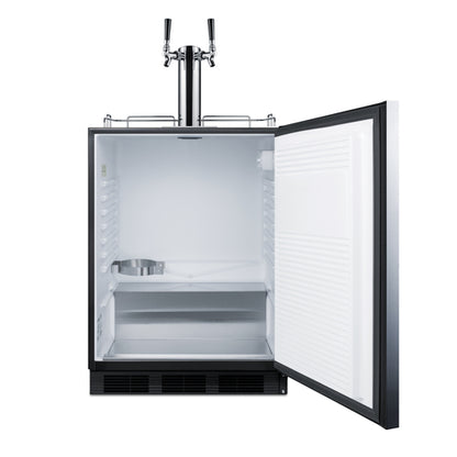 Summit SBC58BLBIADA 23 5/8" Draft Beer Cooler
