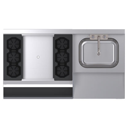 Krowne KR24-W42L-10 42" Underbar Ice Bin / Cocktail Station