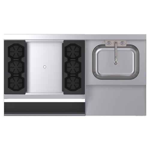 Krowne KR24-W42L-10 42" Underbar Ice Bin / Cocktail Station