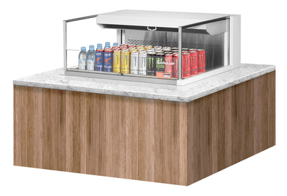 Turbo Air TOM-36L-UF-W(B)-1SI-N 35 7/8" Refrigerated Display Case