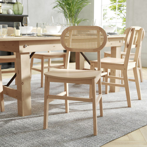 Flash Furniture SK-220902-NAT-GG 17 1/2" Dining Chair
