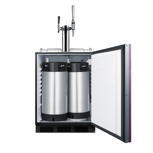 Summit SBC58BLBIADAIFCMTWIN 23 5/8" Cold Brew / Nitro Dispenser