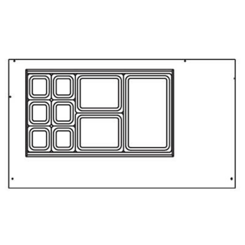 Beverage-Air SPED60HC-18M-4 60" 4 Drawer 18 Pan Mega Top Sandwich / Salad Prep Table