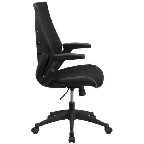 Flash Furniture BL-ZP-809-BK-GG 25 3/4" Dining Chair