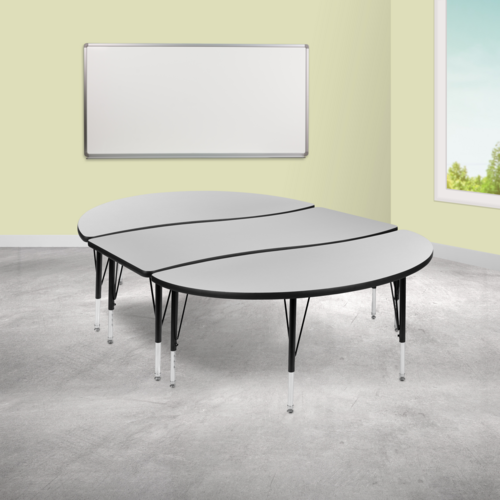 Flash Furniture XU-GRP-A3060CON-60-GY-T-P-GG 60" Dining Table