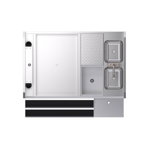 Krowne KRPT-54BLP-10 54" Underbar Ice Bin / Cocktail Station