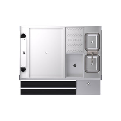 Krowne KRPT-54BLP-10 54" Underbar Ice Bin / Cocktail Station