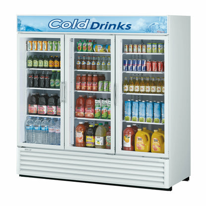 Turbo Air TGM-72RS(B)-N 78" 3 Section Refrigerated Merchandiser