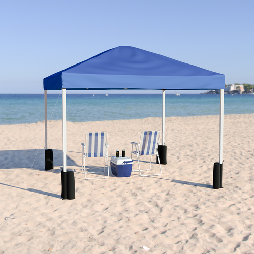 Flash Furniture JJ-GZ1010PKG-BL-GG 116" Patio Umbrella