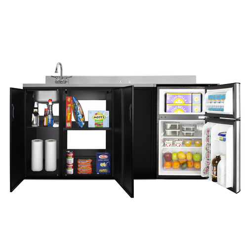Summit CK72ADASINKL 71 3/4" Kitchenette