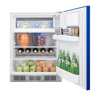 Summit BRF611WHBADA 23 5/8" Solid Door Undercounter Freezer