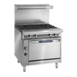 Imperial IHR-4-C 36" 4 Burner Gas Heavy Duty Range