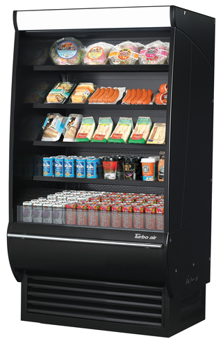 Turbo Air TOM-36DXB-SP(-A)-N Open Air Merchandiser
